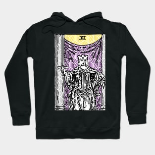 Justice - A Geometric Tarot Print Hoodie